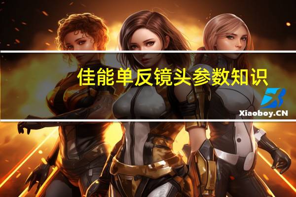 佳能单反镜头参数知识(佳能数码单反镜头)