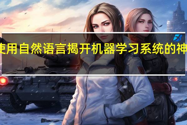使用自然语言揭开机器学习系统的神秘面纱