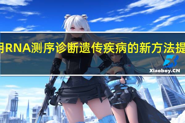 使用 RNA 测序诊断遗传疾病的新方法提高了产量