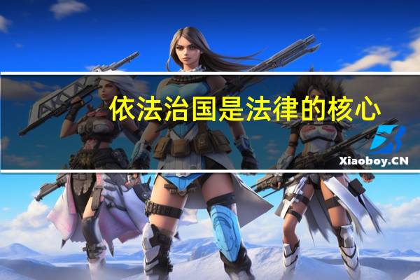 依法治国是法律的核心（依法治国是）