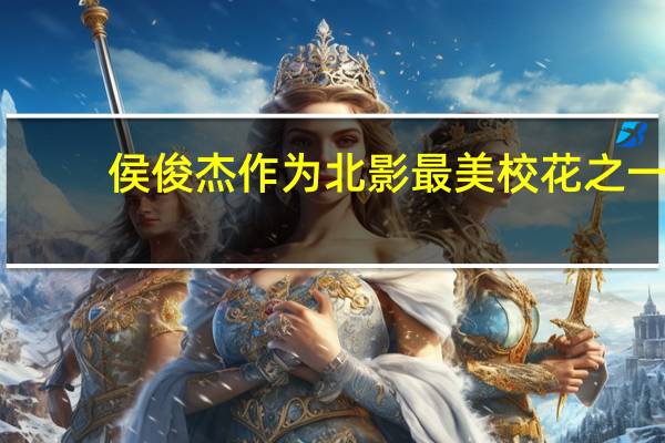 侯俊杰作为北影最美校花之一,因为张铁林的原因,她现在过的怎样