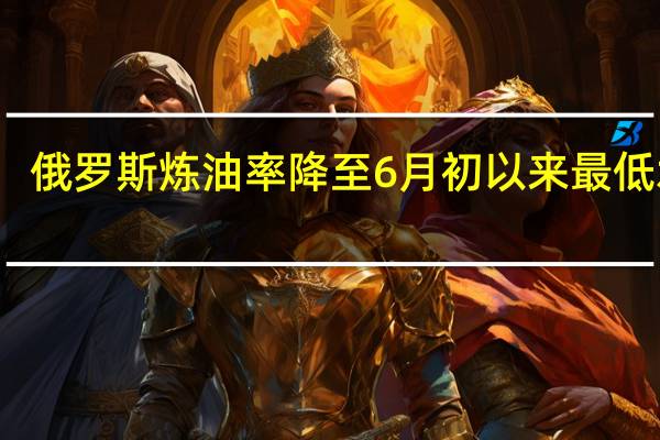 俄罗斯炼油率降至6月初以来最低水平