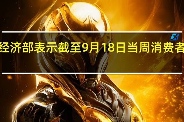 俄罗斯经济部表示截至9月18日当周消费者通胀年率为5.45%较一周前的5.33%有所上升