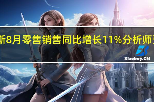 俄罗斯8月零售销售同比增长11%分析师预期增长10.3%