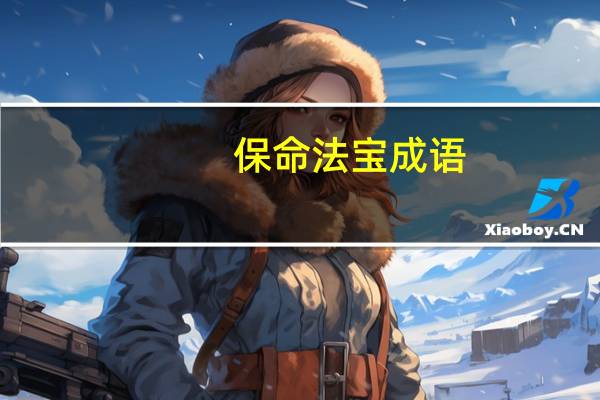 保命法宝成语