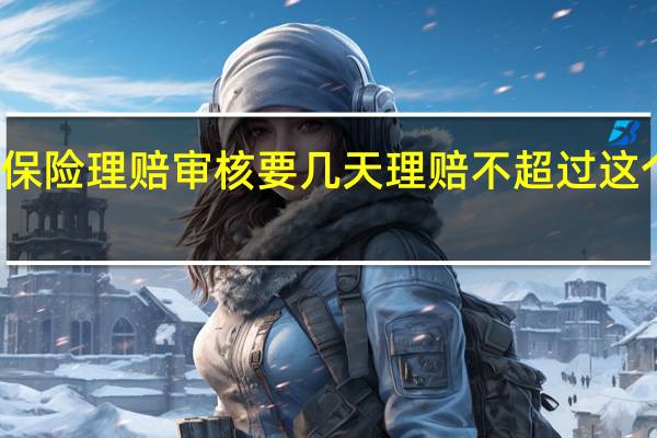 保险理赔审核要几天 理赔不超过这个时间