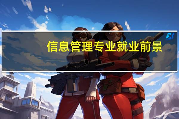 信息管理专业就业前景