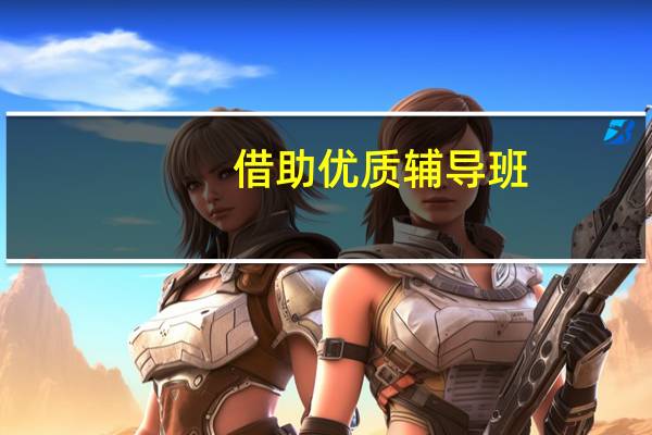 借助优质辅导班