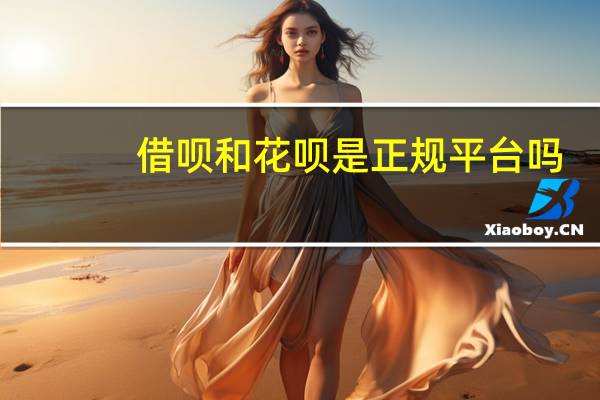 借呗和花呗是正规平台吗?（花呗、借呗是什么业务这两个业务靠谱吗）
