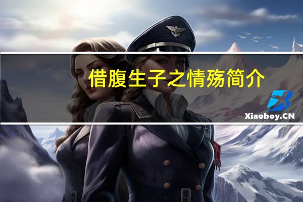 借腹生子之情殇简介