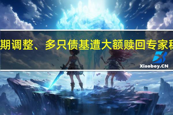 债券市场短期调整、多只债基遭大额赎回专家称负反馈效应有限