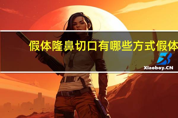 假体隆鼻切口有哪些方式 假体隆鼻方法