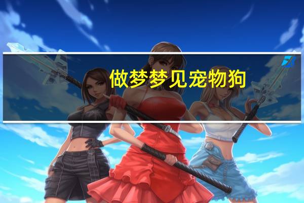 做梦梦见宠物狗