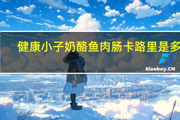 健康小子 奶酪鱼肉肠卡路里是多少