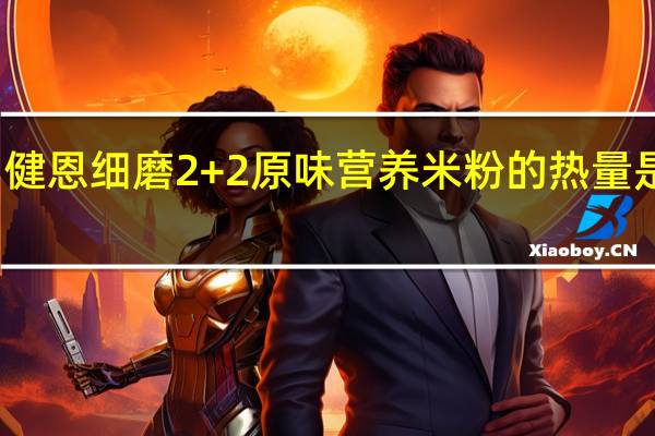 健恩 细磨2+2 原味营养米粉的热量是多少