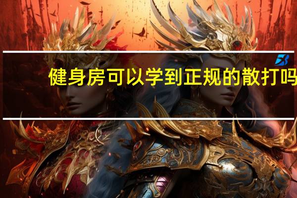 健身房可以学到正规的散打吗