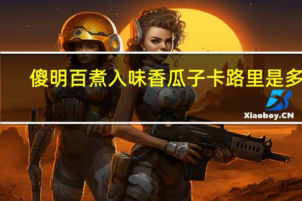 傻明 百煮入味香瓜子卡路里是多少