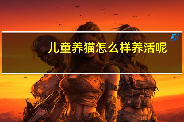 儿童养猫怎么样养活呢