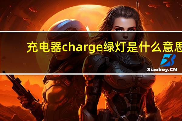 充电器charge绿灯是什么意思
