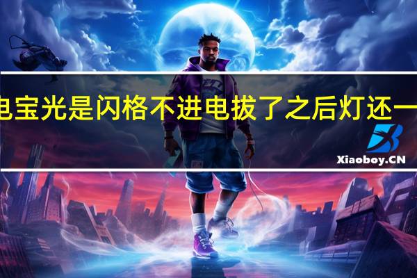 充电宝光是闪格不进电拔了之后灯还一直闪不停