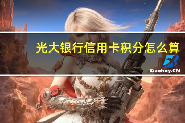 光大银行信用卡积分怎么算（光大银行信用卡积分）