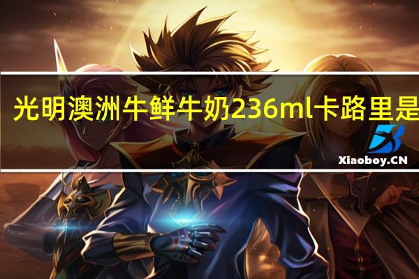 光明 澳洲牛鲜牛奶 236ml卡路里是多少