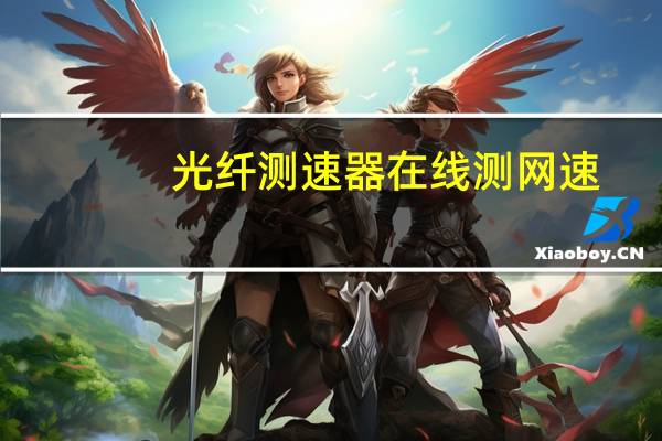 光纤测速器在线测网速（光纤测速）