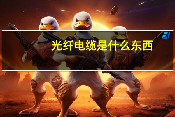 光纤电缆是什么东西（光纤电缆）