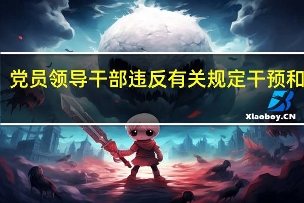 党员领导干部违反有关规定干预和插手（党员领导干部违反有关规定干预）