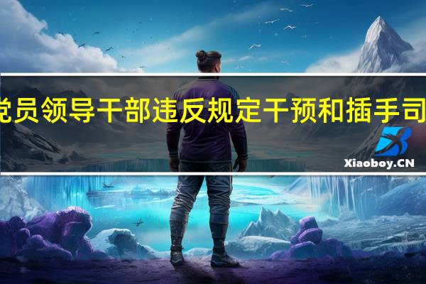 党员领导干部违反规定干预和插手司法活动（党员领导干部违反有关规定干预和插手司法违反什么纪律）