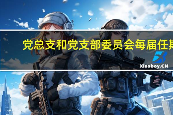 党总支和党支部委员会每届任期（党总支部委员会和支部委员会每届任期）