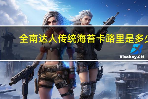全南达人 传统海苔卡路里是多少
