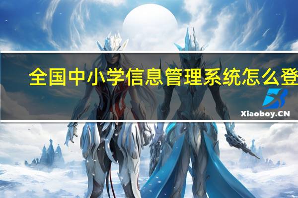 全国中小学信息管理系统怎么登录（全国中小学信息管理系统）