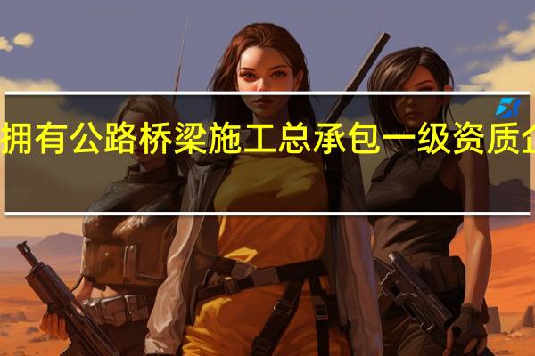 全国拥有公路桥梁施工总承包一级资质企业共几家