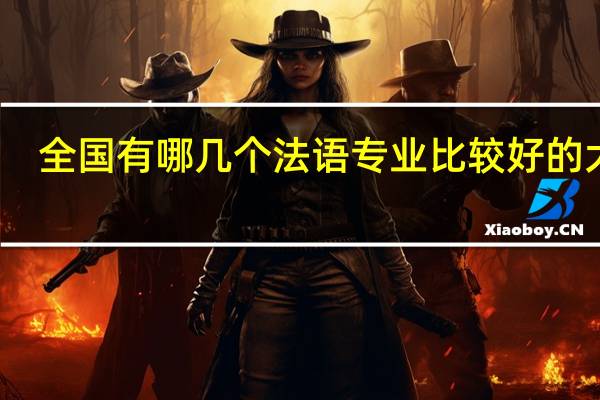 全国有哪几个法语专业比较好的大学