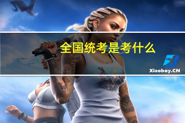 全国统考是考什么