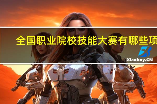 全国职业院校技能大赛有哪些项目