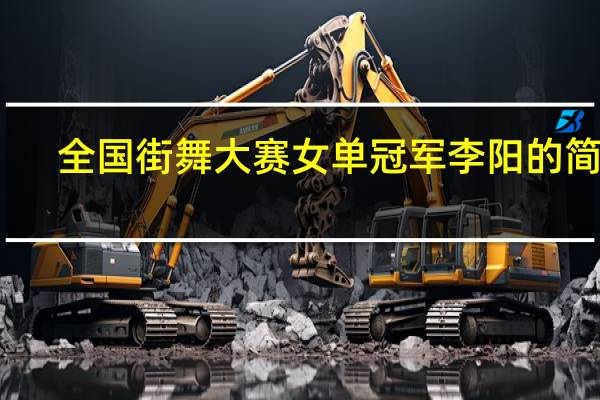 全国街舞大赛女单冠军李阳的简介