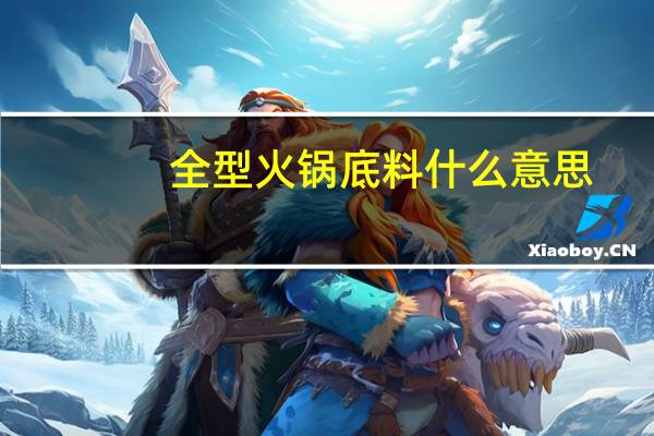 全型火锅底料什么意思