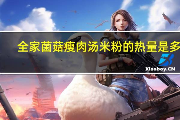 全家 菌菇瘦肉汤米粉的热量是多少