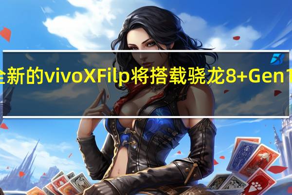 全新的vivo X Filp将搭载骁龙8+Gen1处理器