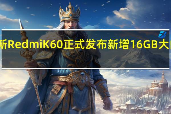 全新RedmiK60正式发布新增16GB大内存版本