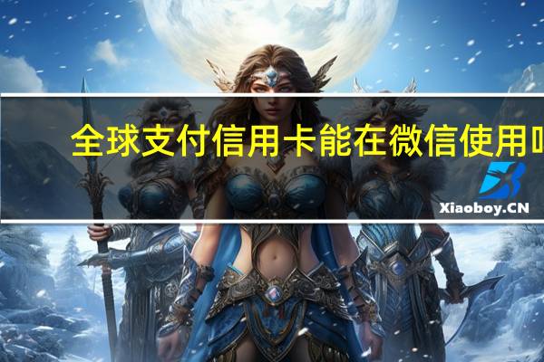 全球支付信用卡能在微信使用吗（全球支付信用卡）