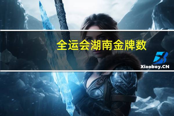 全运会湖南金牌数