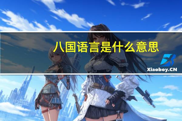 八国语言是什么意思