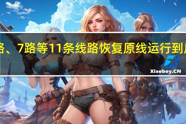 公交2路、7路等11条线路恢复原线运行 到底什么情况嘞