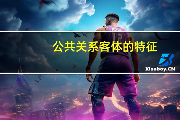 公共关系客体的特征（公共关系客体）