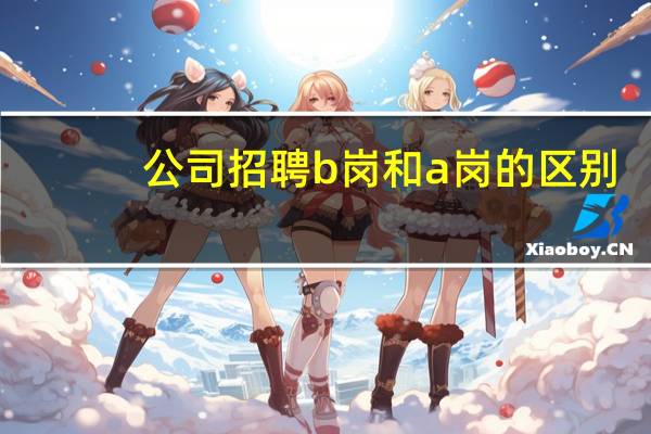 公司招聘b岗和a岗的区别
