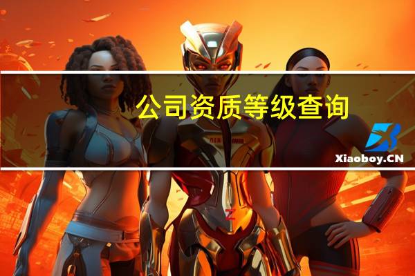 公司资质等级查询（公司资质等级怎么查）