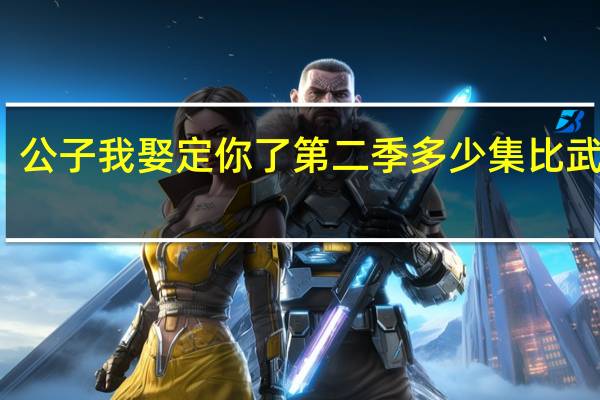 公子我娶定你了第二季多少集比武招亲